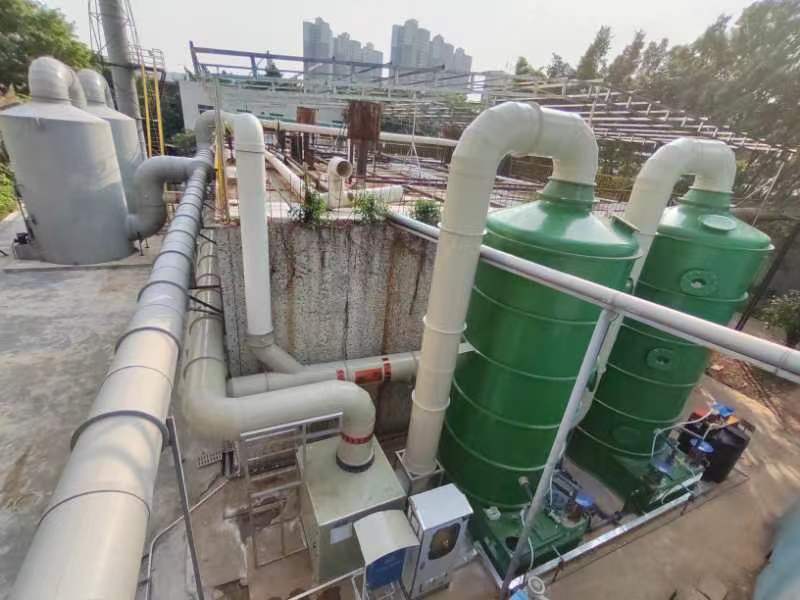 又一污水站除臭項目安裝調試完成進入現場培訓階段