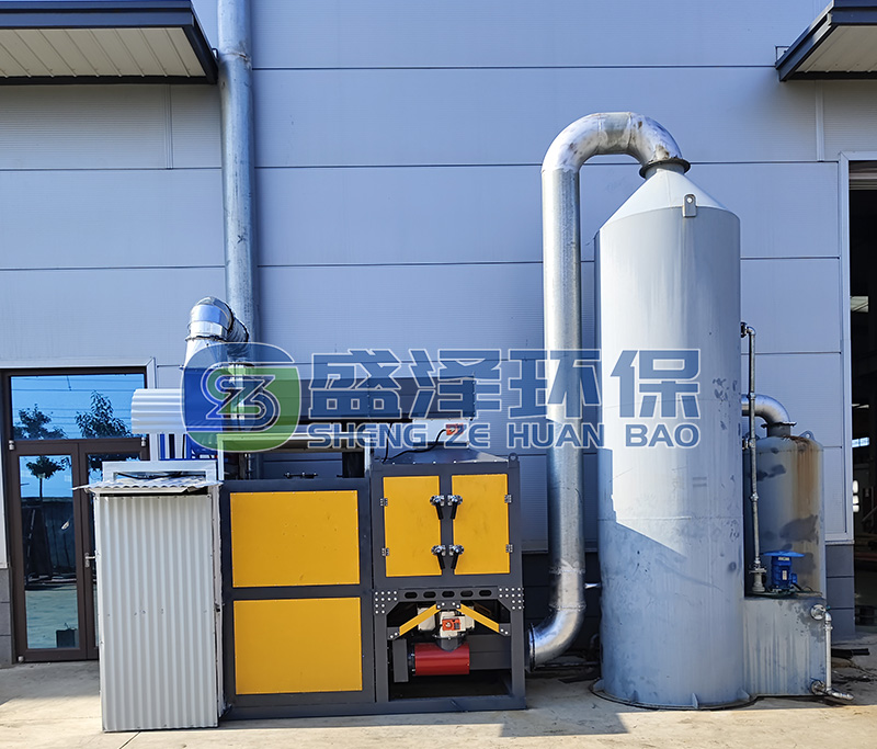 橡膠行業催化燃燒凈化工程