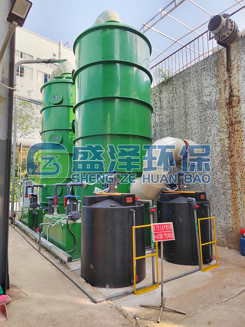 制藥行業污水站廢氣收集除臭系統